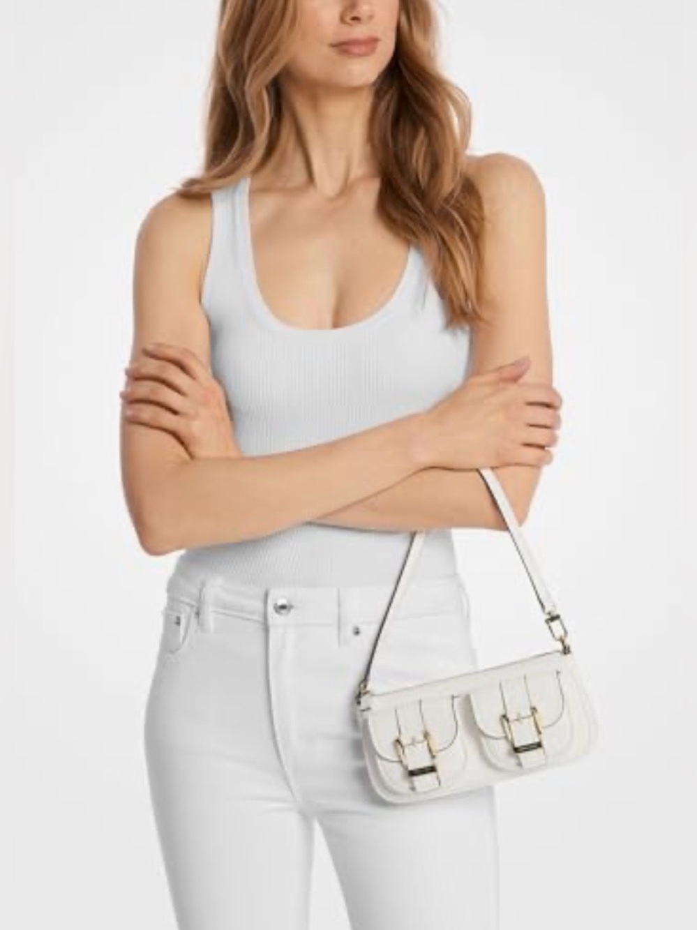 NWT Michael Kors Shoulder Bag - Elegant Buckle Accent
